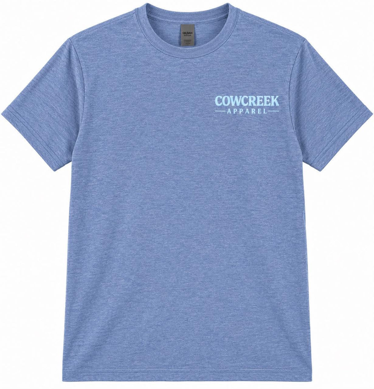 Heathered Blue Logo Shirt