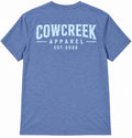 Heathered Blue Logo Shirt